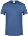 Heren T-shirt Daiber Basic-T 8008 Light Denim Melange